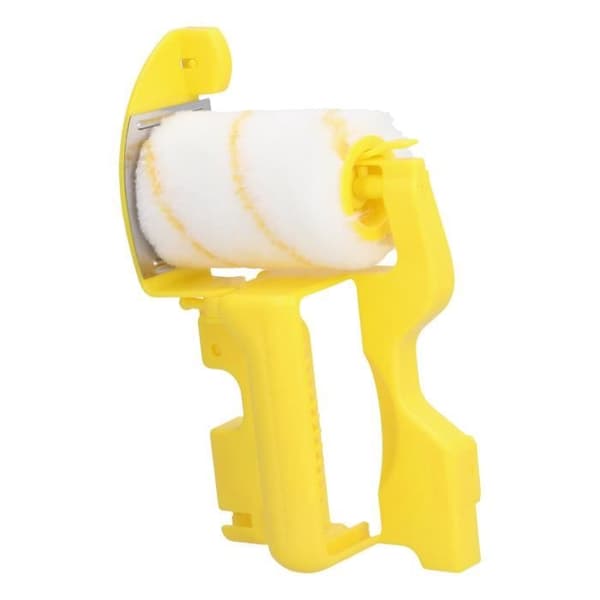 Dioche Paint Roller Bläckrullar, Roller Roller, Penselrulle, Gul tråd med handtag, Hand Hardware Roller