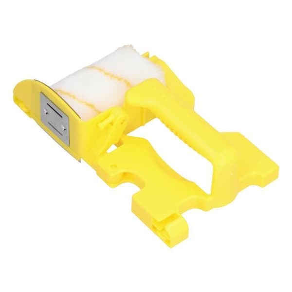 Dioche Paint Roller Bläckrullar, Roller Roller, Penselrulle, Gul tråd med handtag, Hand Hardware Roller