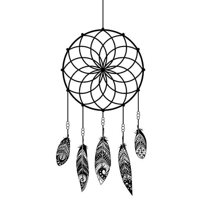 Trästämpel Dreamcatcher 105x48mm - Artémio Ej relevant