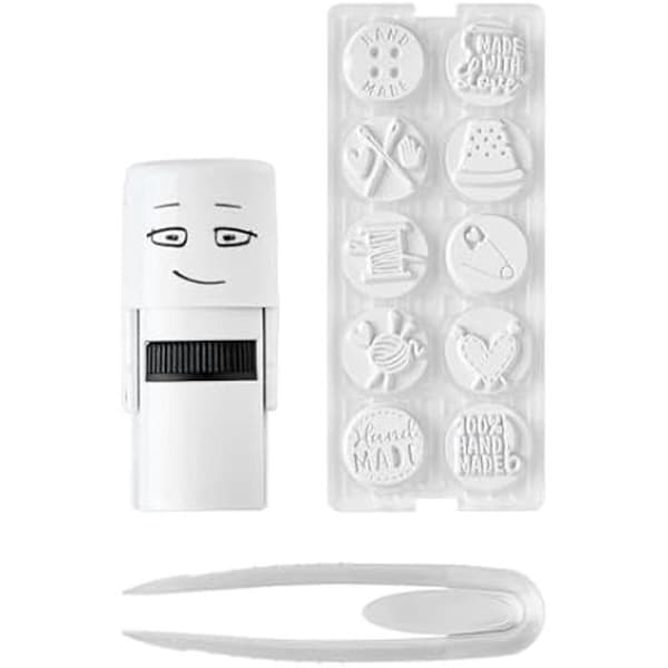 Tamponer - COLOP - Little Nio Handgjord - Dia 18mm - 12st - Blandat för Barn