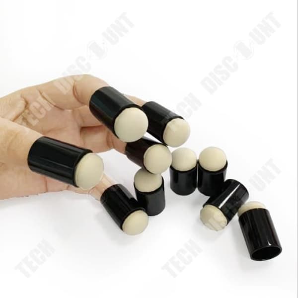 TD® Smear and Color Tool DIY Photo Album Smear Tool Jam Gummistämpel Material Penselverktyg 10-pack