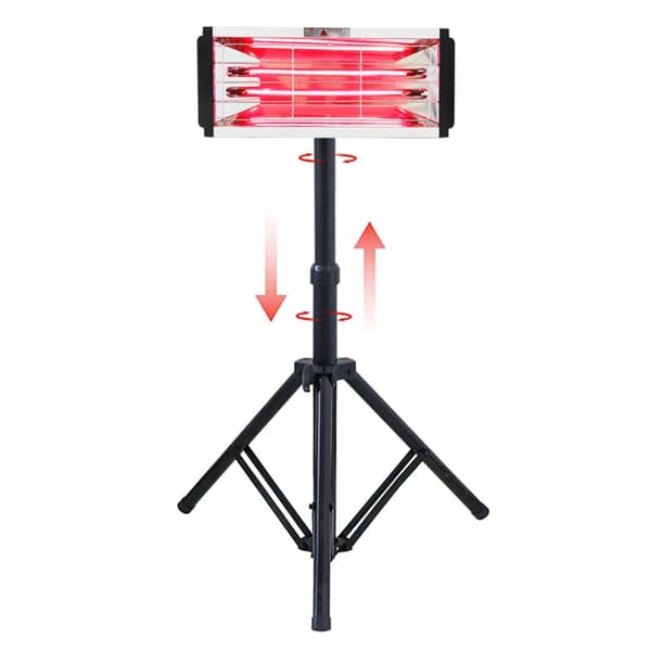 Infrarød Malingsbagningslampe, 2000W Effekt, Justerbar Højde,220V EU, ZJ-KC-003