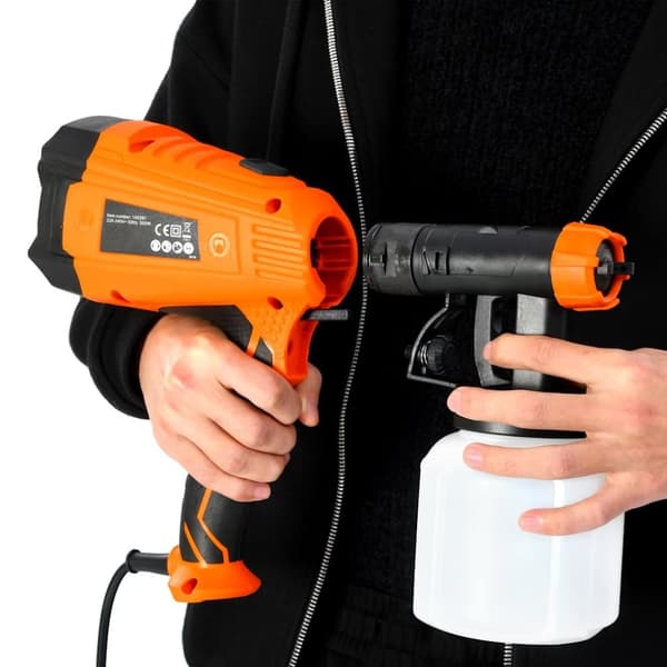 vidaXL elektrisk malersprøjte med 3 dysestørrelser 500 W 800 ml