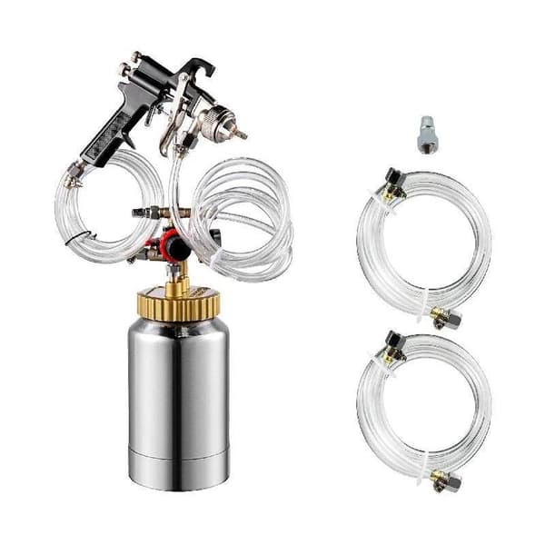 2L kommersiell färgtryckskärl med 1,8 mm munstycke, tryckmätare och vätsketrycksregulator, högkvalitativt material, säkert, stabilt, justerbart flöde
