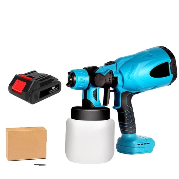 Elektrisk Sprøjtepistol, Trådløs Betjening, Kompatibel med Makita 18V Batteri, 1 batteri 1 battery