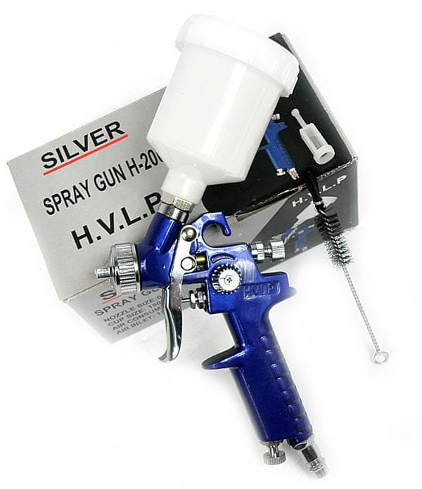 SPRUTVAGN MED TOPTANK HVLP G-2 SILVER