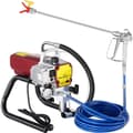 Miniatyrbild 1 av 7: 1800W 3300PSI 2,2L/min högtrycks luftlös väggfärgsprutmaskin, justerbart flöde, effektiv, lätt att använda och rengöra