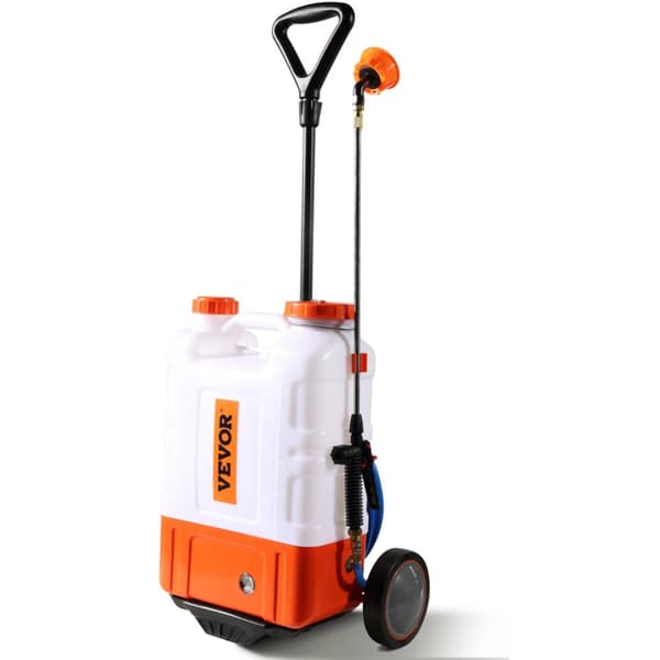 Akku Käyttöinen Reppuruisku, 4 Gallonan Säiliö, Säädettävä Paine,4 Gallon 4m4 Gallon 4m