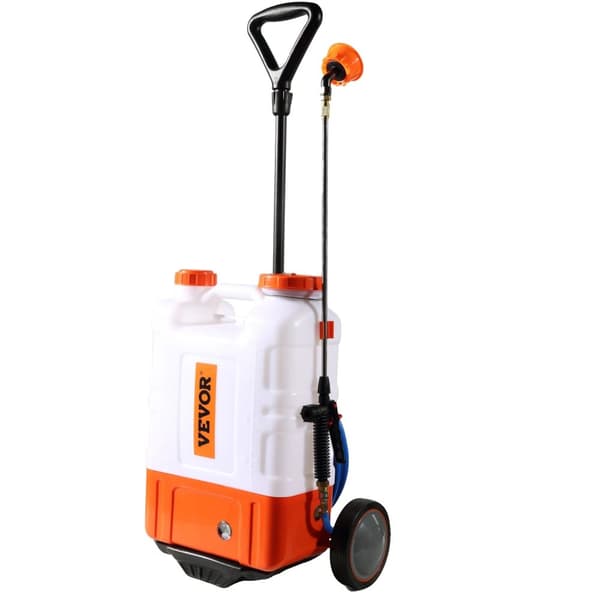 Akku Käyttöinen Reppuruisku, 4 Gallonan Säiliö, Säädettävä Paine,4 Gallon 4m4 Gallon 4m