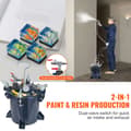 Miniatyrbild 2 av 7: 0-70psi 10L färgtryckskärl för hartsprodukter, sprayfärgstrycktank, dubbelventildesign, uppgraderad tätning