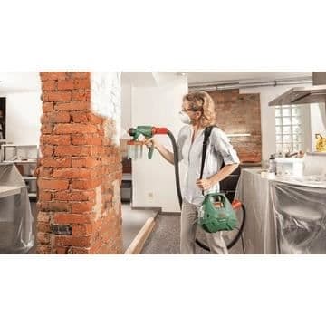 BOSCH PFS 3000-2 650W målarpistol - Lågt tryck - För interiör och exteriör