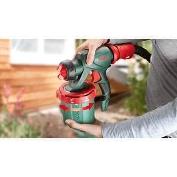 BOSCH PFS 3000-2 650W målarpistol - Lågt tryck - För interiör och exteriör