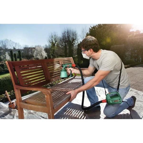 Bosch målarpistol - PFS 1000 - 410 W - Flöde: 0 - 100 ml/min - Tank: 800 ml - Flexibel: 1,3 m