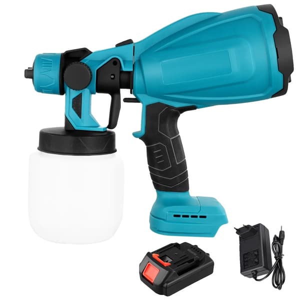 Färgspruta, 550W effekt, 1000ml behållare,gräddvit