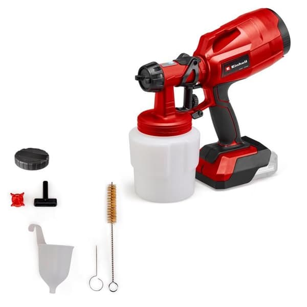 Einhell Power X-Change TC-SY 18/60 Li-Solo färgspraysystem Flödeshastighet (max.) 650 ml/min