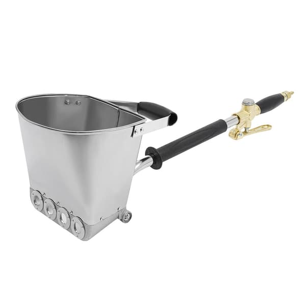 Cement Spray Gun, Stort kapacitet 3,5L, Hög effektivitet med 4 sprayhål,Silver