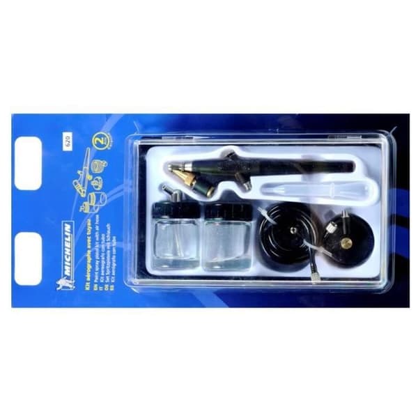 Airbrush Kit - MICHELIN - Med Blisterslang - Grön - Elektrisk - Färg