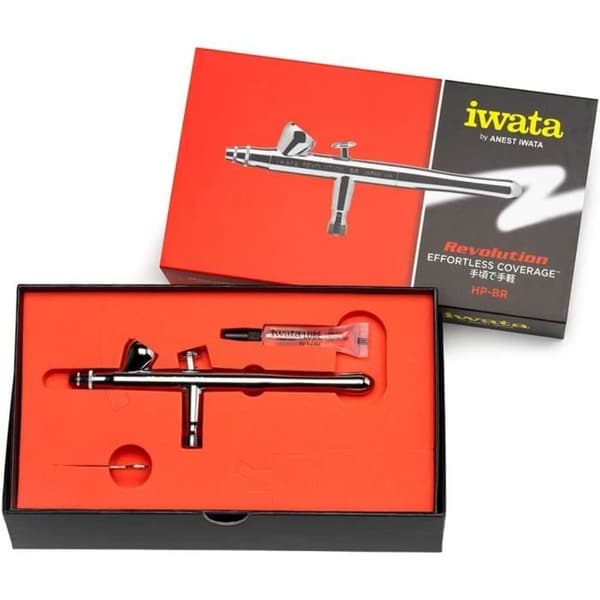 Aérographe Iwata Revolution BR med Ergonomiskt Handtag