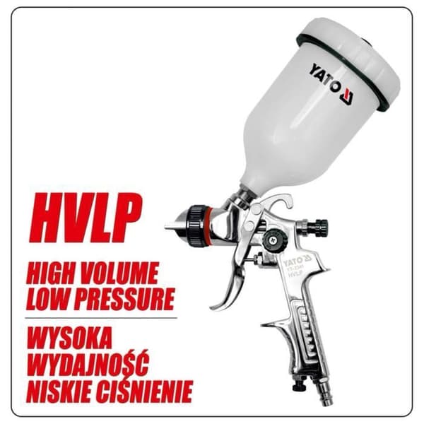 YATO Spraypistol med tank 600ml 1,5mm