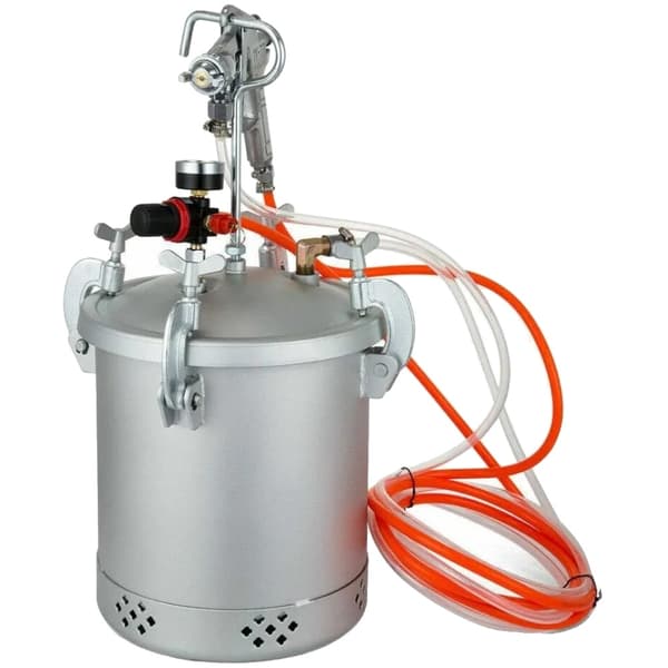 10L Färgsprutsystem, Effektiv Luftförbrukning,Silver