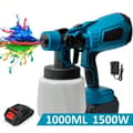 Miniatyrbild 2 av 2: Elektrisk Sprutpistol, 1500W Motor, 200ml/min Flödeshastighet,Med 1xbattery