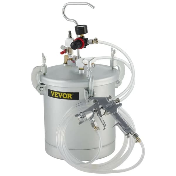 Tryckmålarspruta, 10L kapacitet, 45-60 PSI driftstryka, ergonomisk sprutpistol