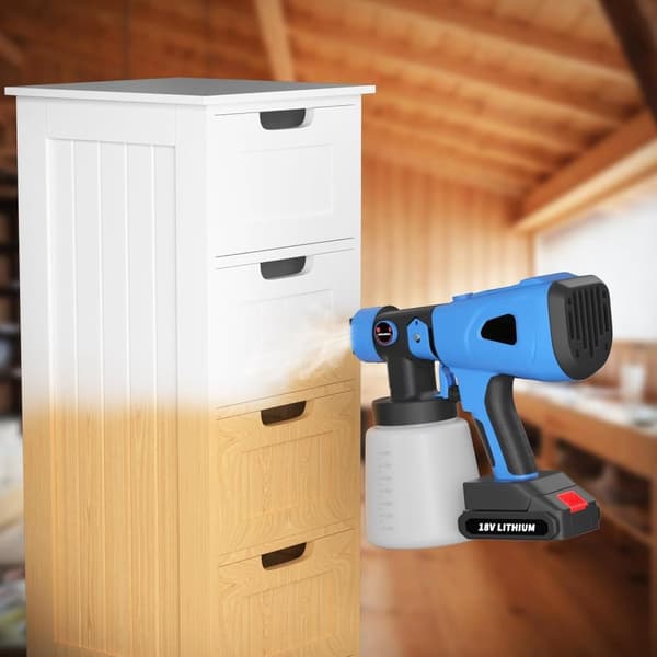 YouseaHome Langaton Maaliruisku, Tehokas 900W Moottori, Säädettävät Suuttimen Koot, Suuri 800ml Säiliö