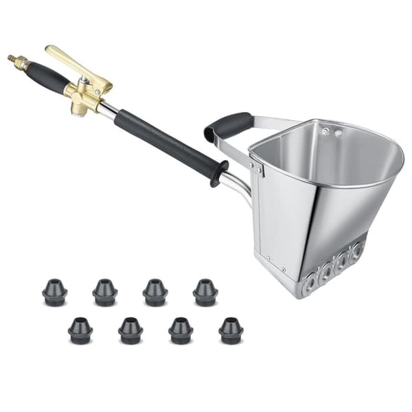 Cementbruksspruta, 120 PSI ventiltryck, 4 sprutöppningar,77 cm kit för vägg