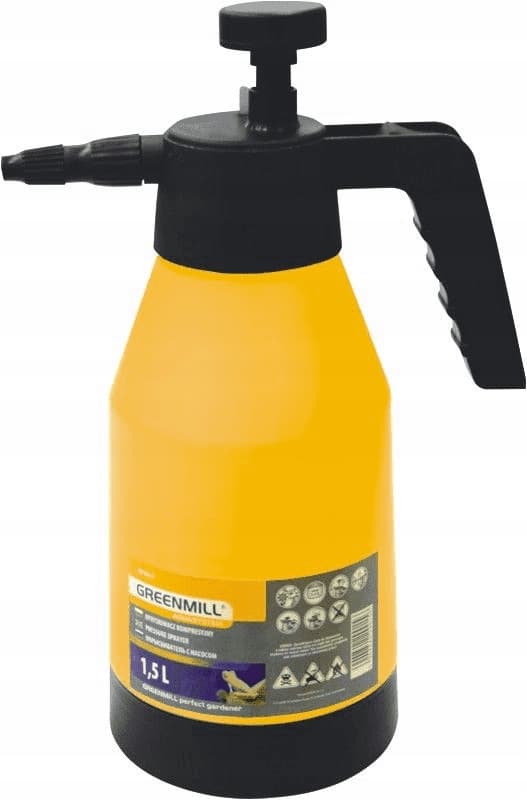 Painesuihkutin käsikäyttöiseen suihkepulloon 1,5 l