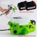 Miniatyrbillede 2 af 2: Højtydende malersprøjte, 500W motor, 21V lithiumbatteri,2 Batteri