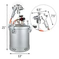 Miniatyrbild 4 av 4: Trycksprayfärgspistolen, 10L kapacitet, metallkonstruktion