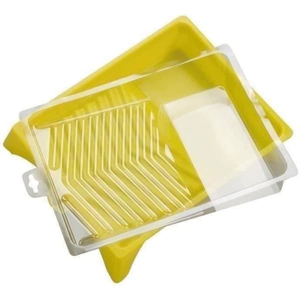 Set med 5 SAVY liners för platt färgbehållare - Plastskydd för platt behållare