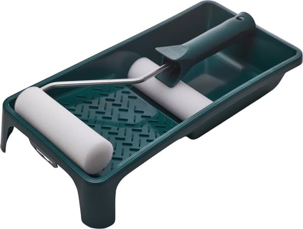 STALCO Malesæt - Moltopren ACRYL bakke 150 x 290 mm, håndtag 100 / ø6 mm, 2 x Moltopren 110 mm STALCO S-38919