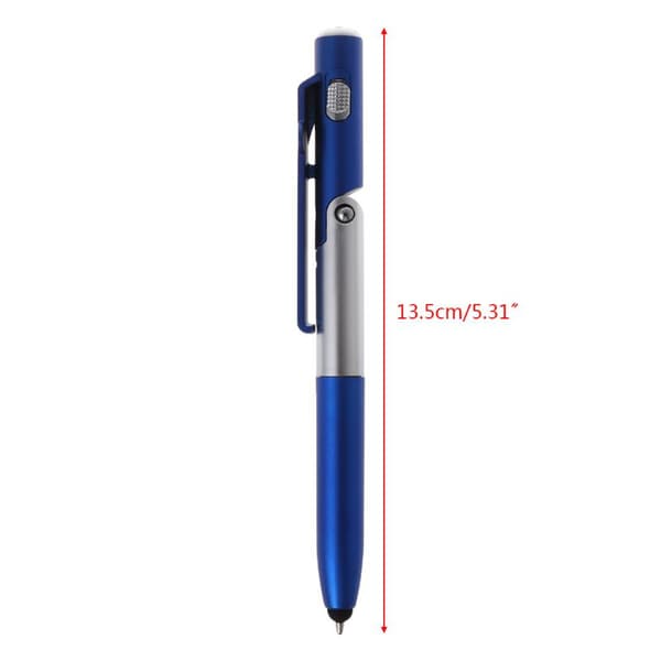 1st Multifunktionspenna 4i1 Kulspets-LED-Stylus-Mobilstativ