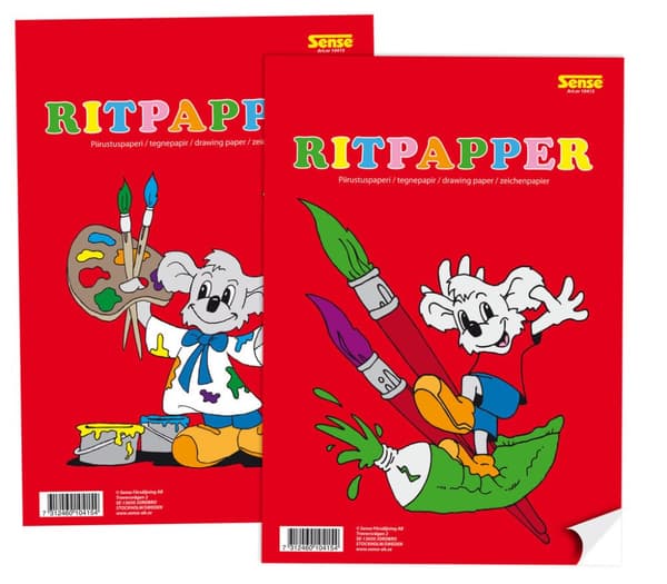 Sense Tegning af papirblok