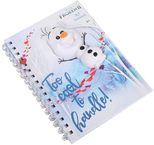 Dino Disney Frost Frozen Olof Olaf Anteckningsbok Notebook A5 Squishy Olof