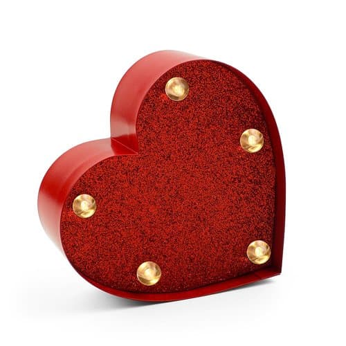 KIDEK Leksaker Decorative Light lampa LED Hjärta Heart Rött