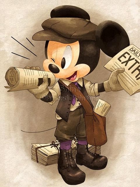 5D DIY Diamantmaleri Disney Mickey Minnie Dyr Tegnefilm Mosaik Sæt Børn Kunst Fuld Firkantet Rund Broderi Home Decor Gift