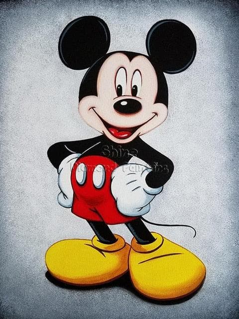 5D DIY Diamantmaleri Disney Mickey Minnie Dyr Tegnefilm Mosaik Sæt Børn Kunst Fuld Firkantet Rund Broderi Home Decor Gift