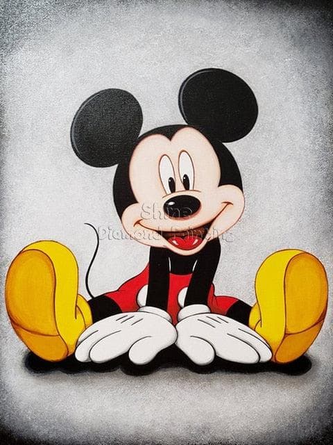 5D DIY Diamantmaleri Disney Mickey Minnie Dyr Tegnefilm Mosaik Sæt Børn Kunst Fuld Firkantet Rund Broderi Home Decor Gift