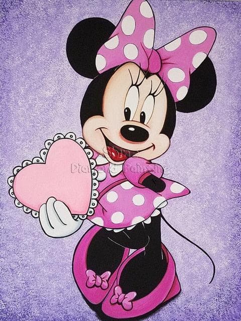 5D DIY Diamantmaleri Disney Mickey Minnie Dyr Tegnefilm Mosaik Sæt Børn Kunst Fuld Firkantet Rund Broderi Home Decor Gift