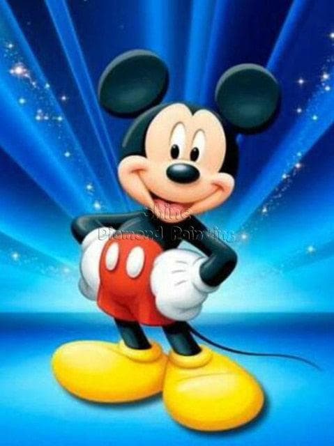 5D DIY Diamantmaleri Disney Mickey Minnie Dyr Tegnefilm Mosaik Sæt Børn Kunst Fuld Firkantet Rund Broderi Home Decor Gift