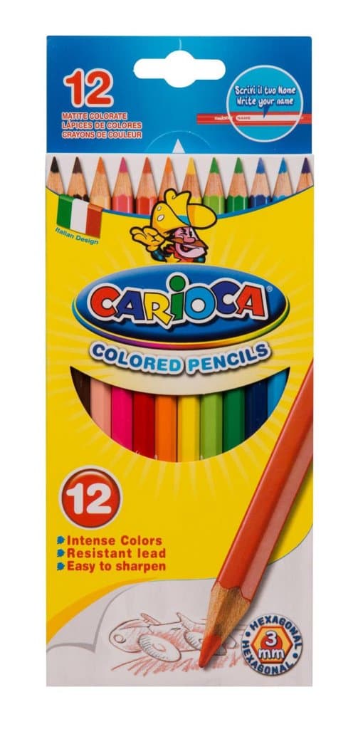 VN Leksaker Carioca Pyssel pennor - 12st Färgpennor 3mm