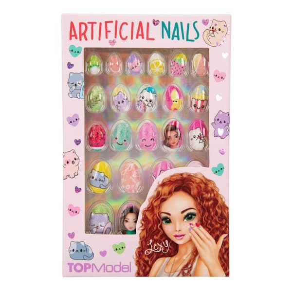 TOP Model TopModel Barn lösnaglar Fake nails naglar 24st Artificial LEXY 2023