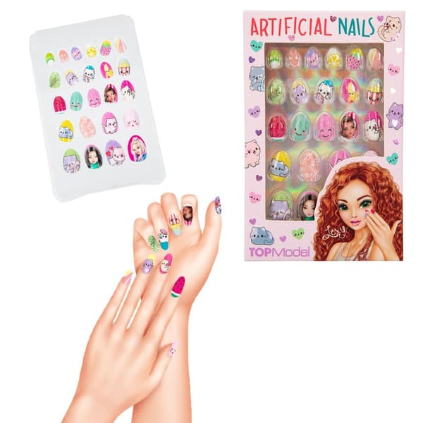 TOP Model TopModel Barn lösnaglar Fake nails naglar 24st Artificial LEXY 2023