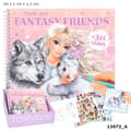 Miniatyrbillede 1 af 2: Top Model Topmodel Pyssel bok Fantasy Friends June med 311st stickers