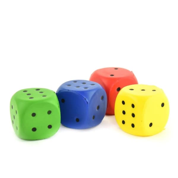 Leksaker 49416 Robetoy Tärning Dice Soft mjuk Plush 4cm Välj!