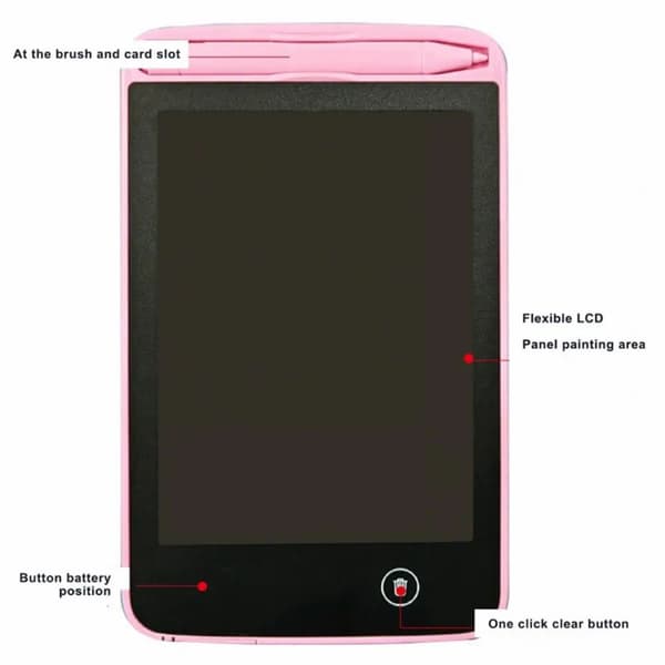 JX-6.5 6,5-tommer LCD-skriveblok til tegneblok Doodle-blok
