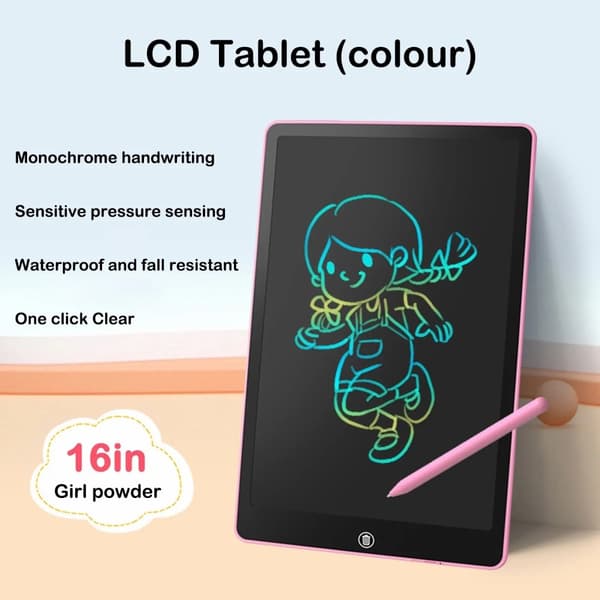 16 tuuman LCD-kirjoituslehtiö piirustusalusta Doodle-alusta