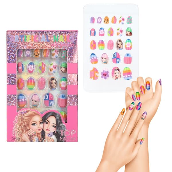TOP Model Topmodel Barn lösnaglar Fake nails naglar 24st JOY Miju